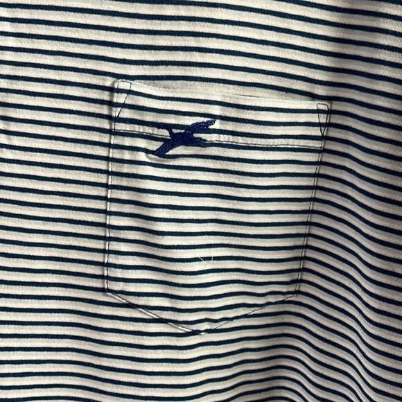 Turtleson Men’s Performance Striped Polo Shirt, Size Large, Blue Striped - Picture 4 of 6